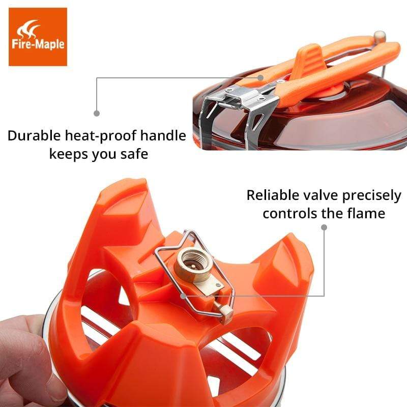 X2 Outdoor Gas Stove Burner /Portable Cooking System With Heat Exchanger Pot - campstove