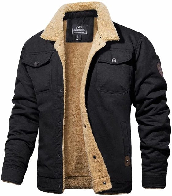 Sherpa Trucker Military Parka Coat