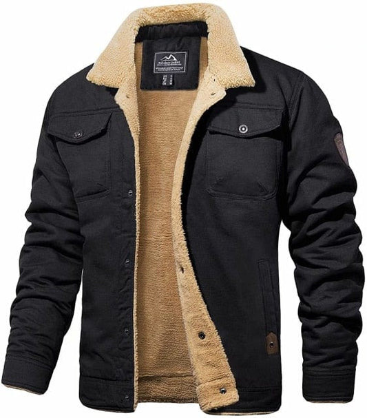 Sherpa Trucker Military Parka Coat