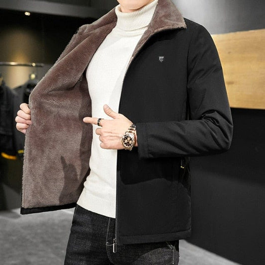 Winter Fur Collar Cotton Padded Windbreaker