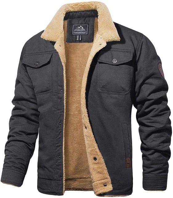 Sherpa Trucker Military Parka Coat