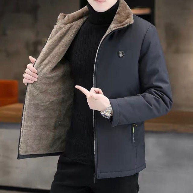 Winter Fur Collar Cotton Padded Windbreaker