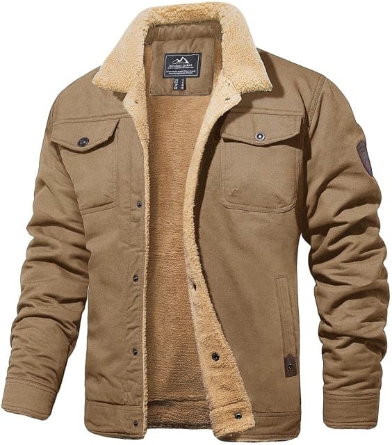 Sherpa Trucker Military Parka Coat