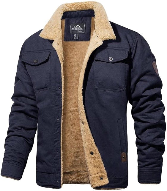 Sherpa Trucker Military Parka Coat