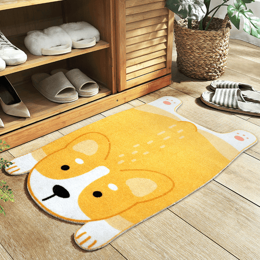 Pawprints Animal Mat – Cute Non-Slip Floor Mat for Cozy, Safe Living Spaces with Easy-Care Design