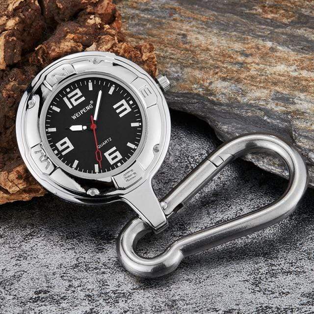 Clip-On Carabiner Pocket Watch