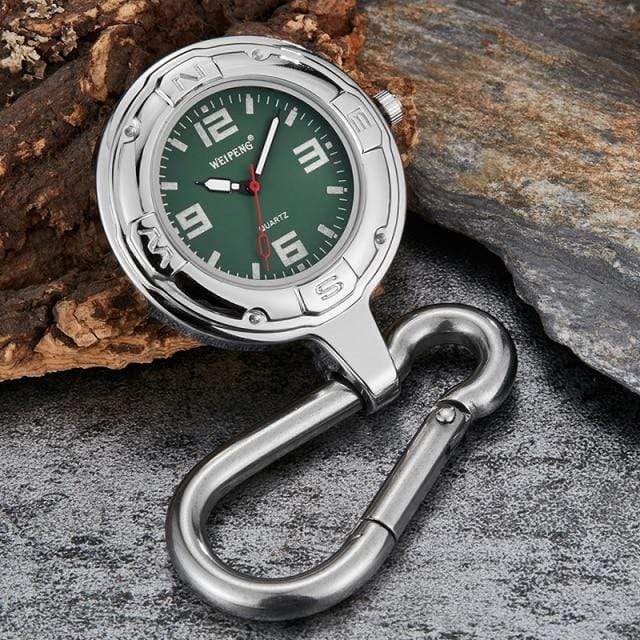 Clip-On Carabiner Pocket Watch