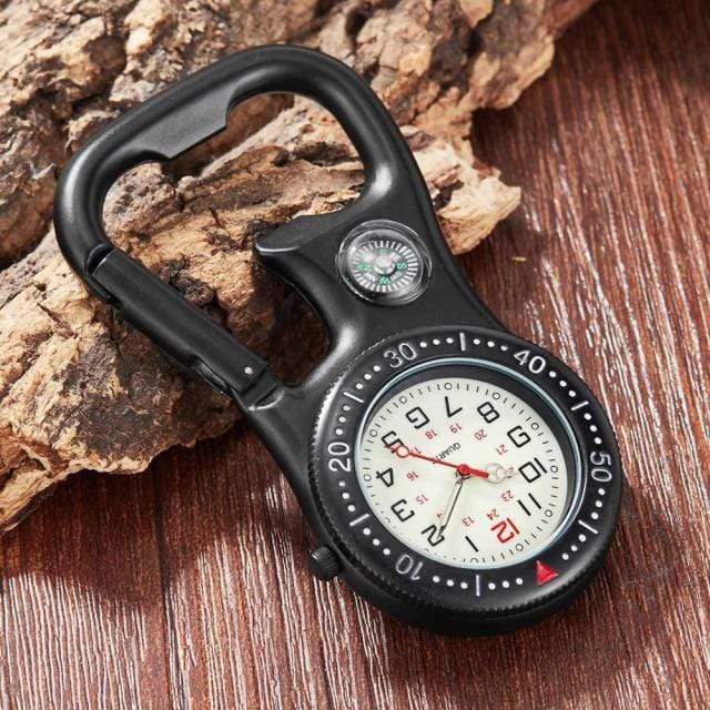 Clip-On Carabiner Pocket Watch