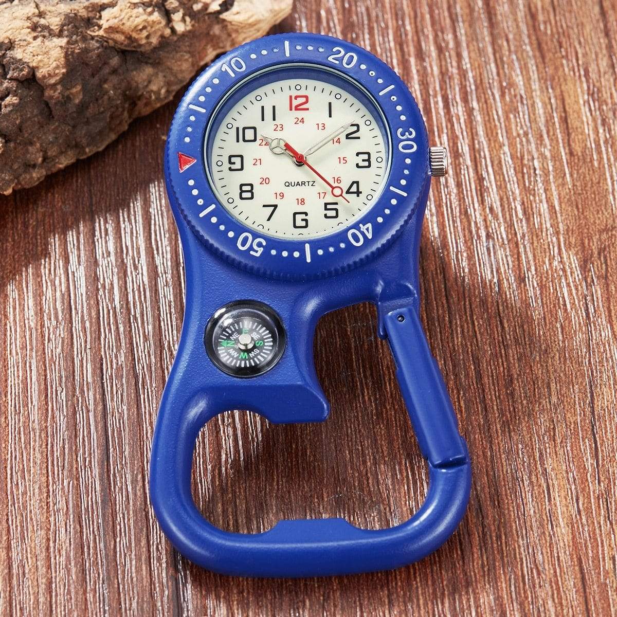 Clip-On Carabiner Pocket Watch