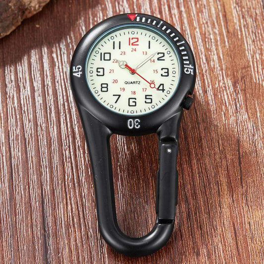 Clip-On Carabiner Pocket Watch