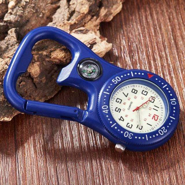 Clip-On Carabiner Pocket Watch