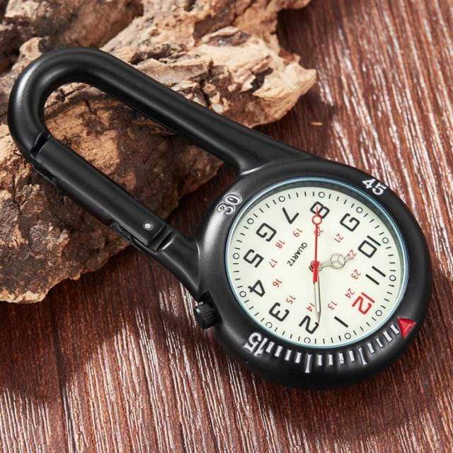 Clip-On Carabiner Pocket Watch