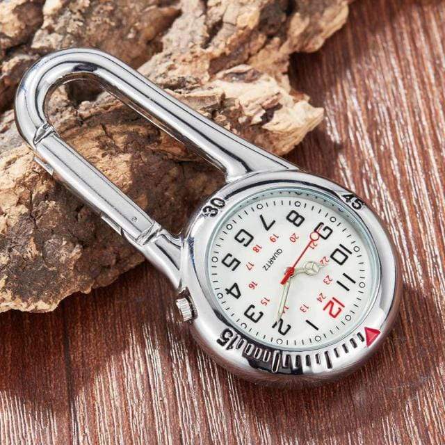 Clip-On Carabiner Pocket Watch
