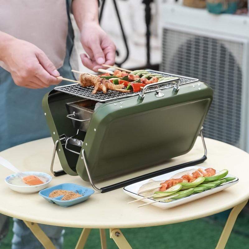 Portable Folding Barbecue Grill - campstove