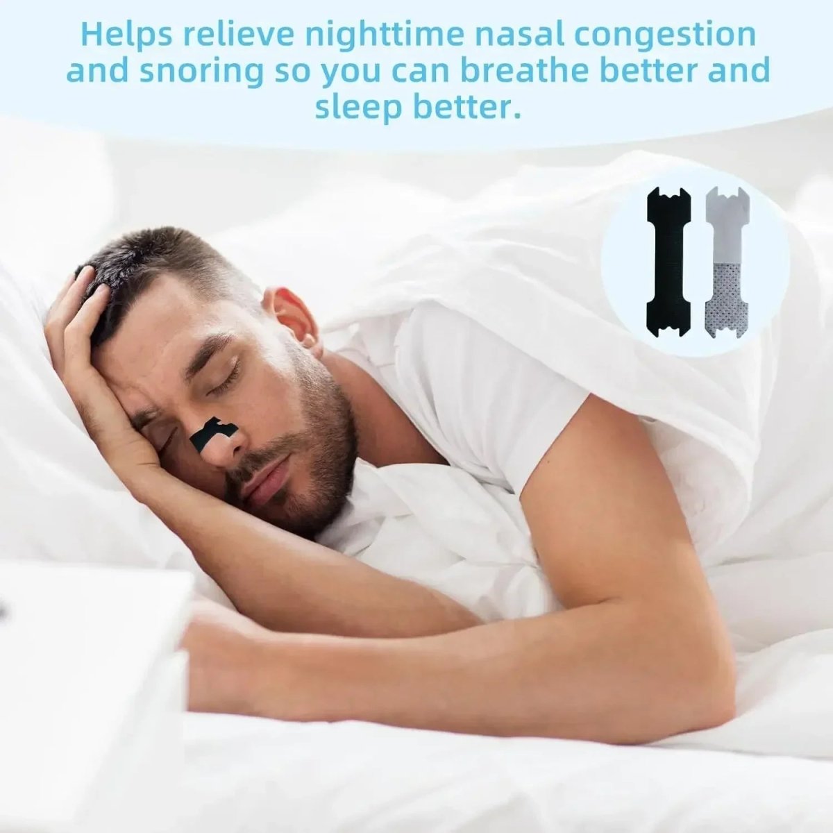 POWERFLOW – Enhanced Adhesion Nasal Strips for Comfortable Breathing