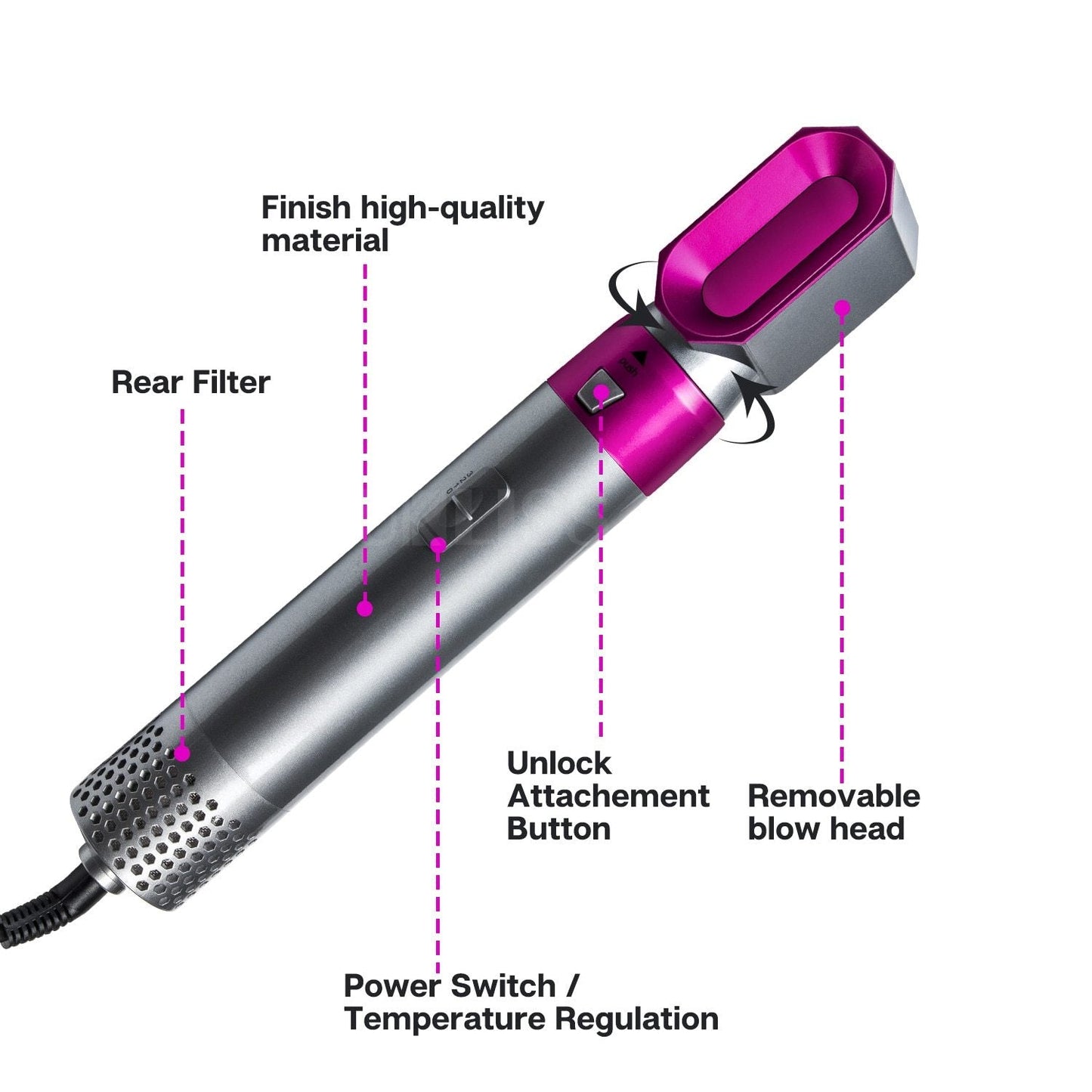 5 in 1 Multifunctional Airwrap Hair Styling Tool