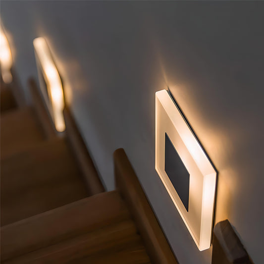 Waterproof LED Step Light with Modern Square Design