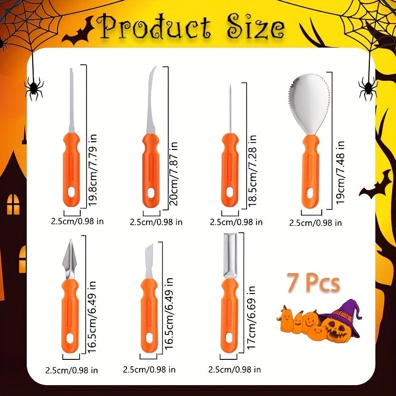 Pumpkin Carving Kit and Tools with Stainless Steel Supplies for Jack O Lantern Saw