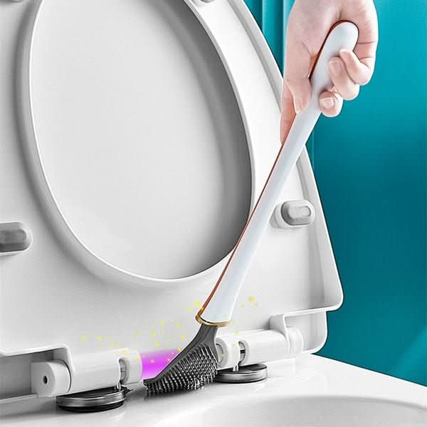 PureScrub – Hygienic Silicone Toilet Brush with Holder