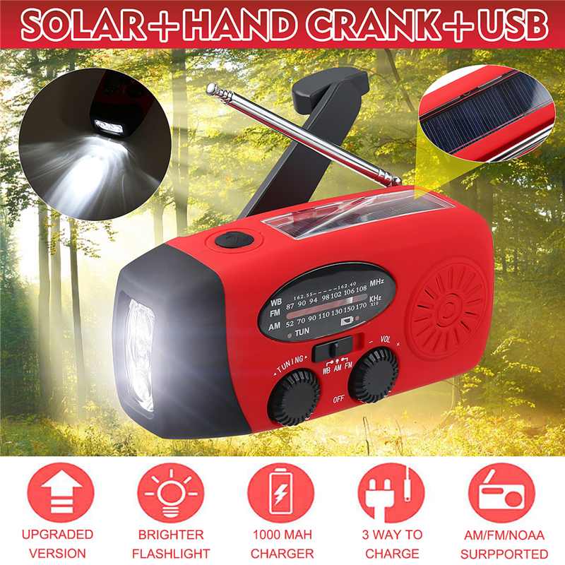 3 In 1 Multifunctional Emergency Hand Radio