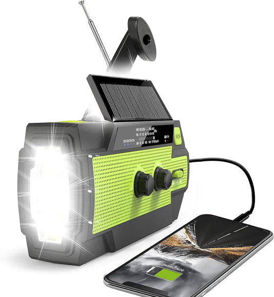 Emergency Solar Powered Radio & 30 Day Survival Skills Program