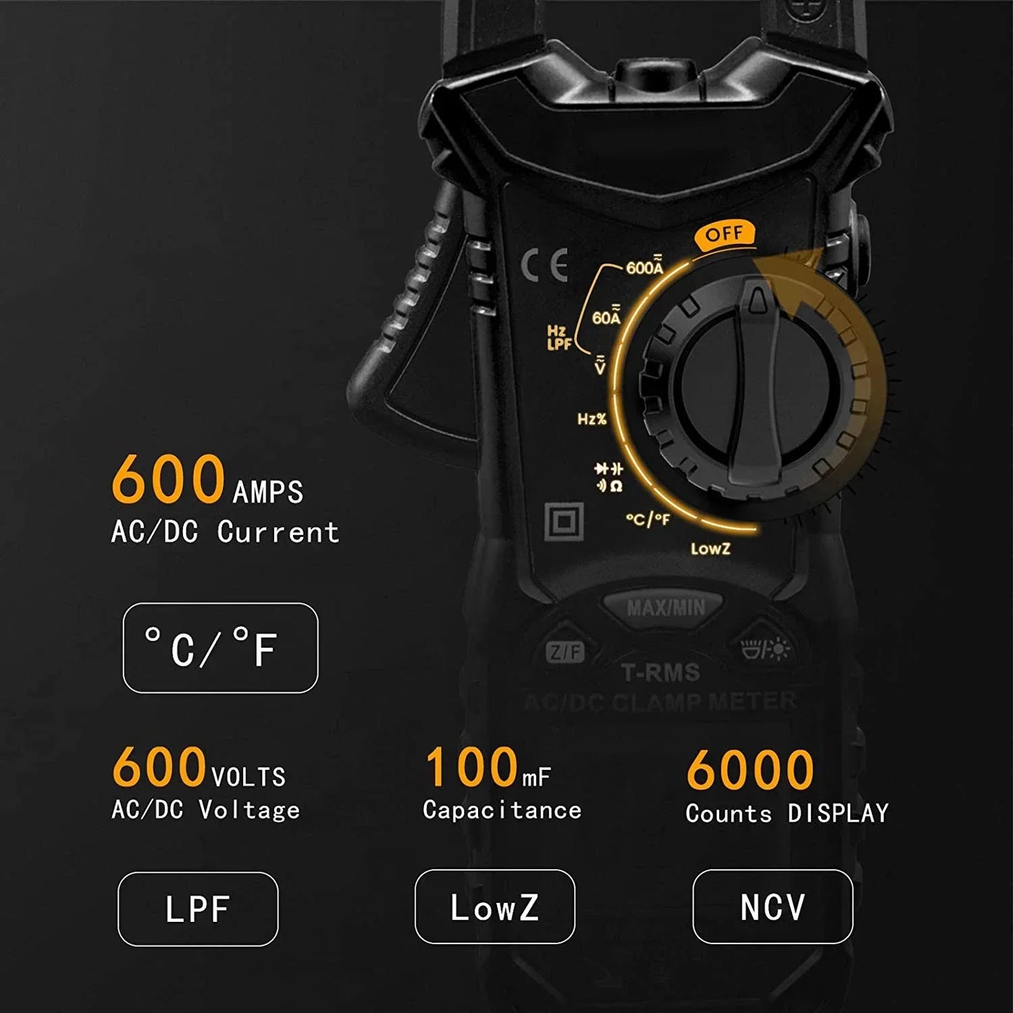 RD206D AC/DC Digital Clamp Meter