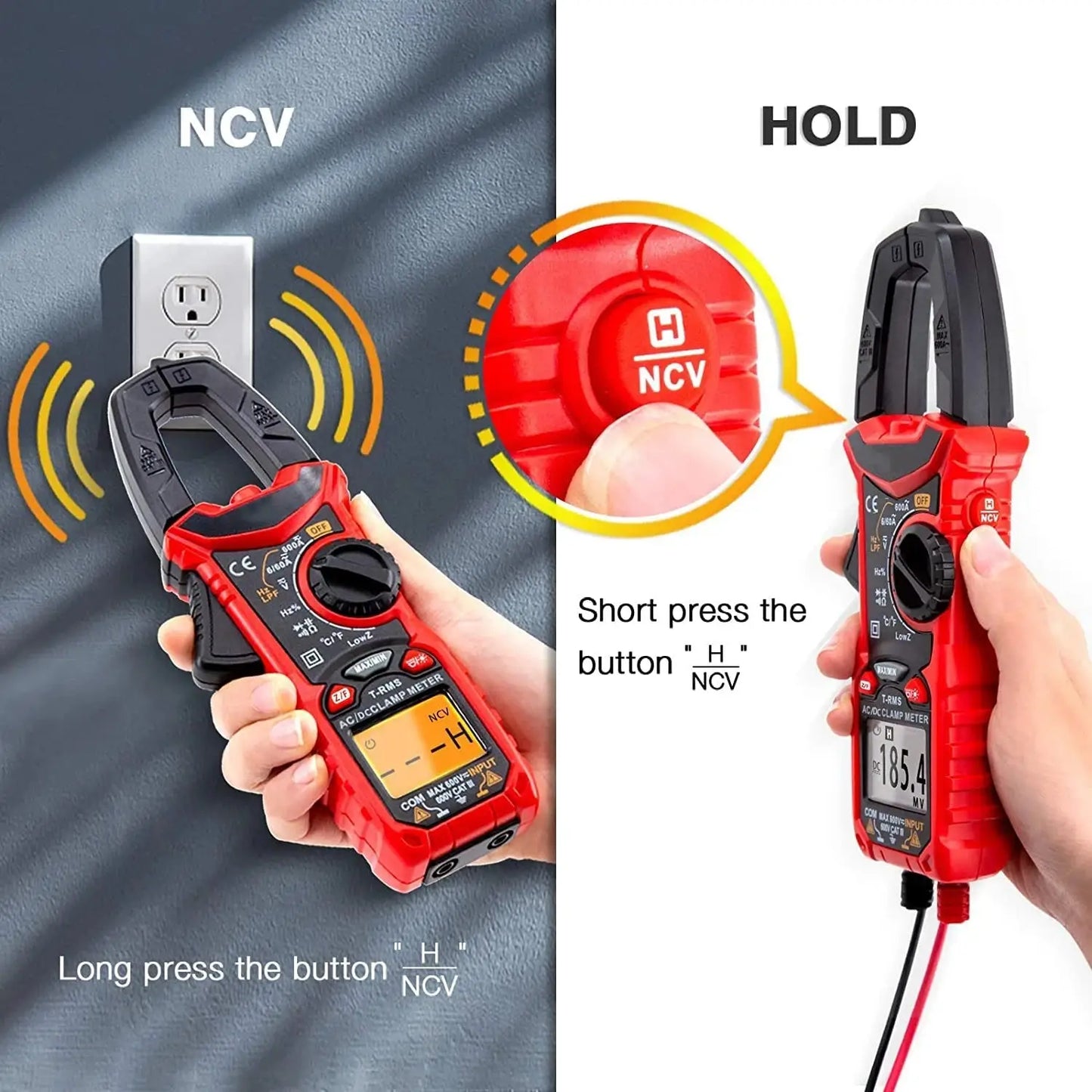 RD206D AC/DC Digital Clamp Meter