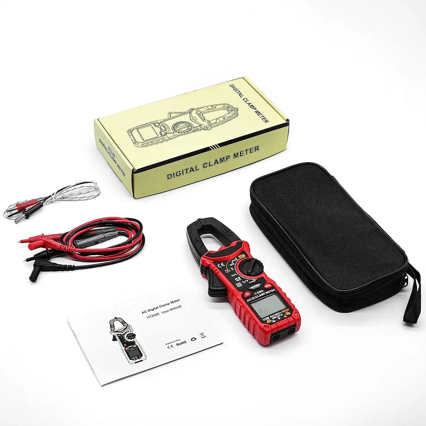 RD206D AC/DC Digital Clamp Meter