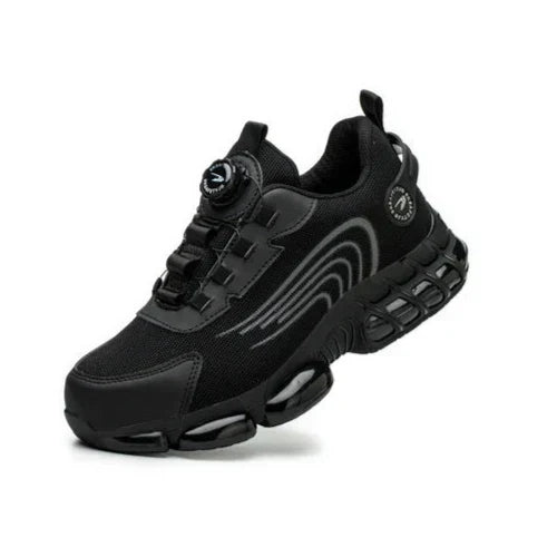 Avichic™ Men’s Safety Shoes – Steel Toe Work Sneakers with Rotating Button, Puncture-Proof, Anti-Smash & Wear-Resistant Protection