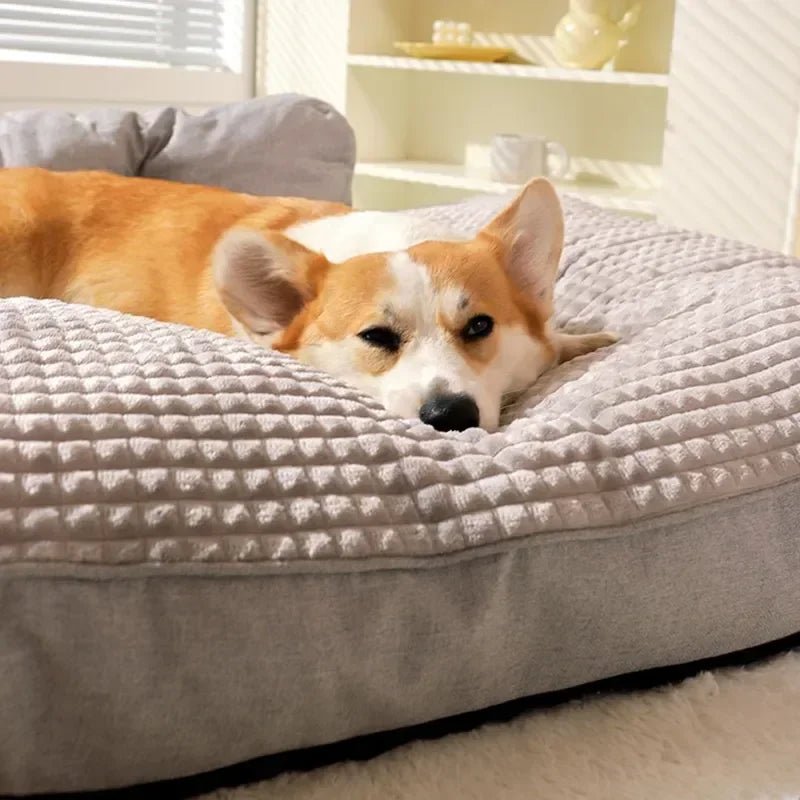 RESTOPA – Thickened Large Washable Pet Bed with Secure Non-Slip Bottom