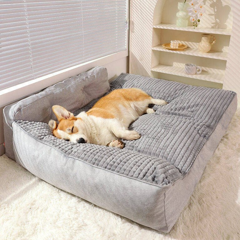 RESTOPA – Thickened Large Washable Pet Bed with Secure Non-Slip Bottom