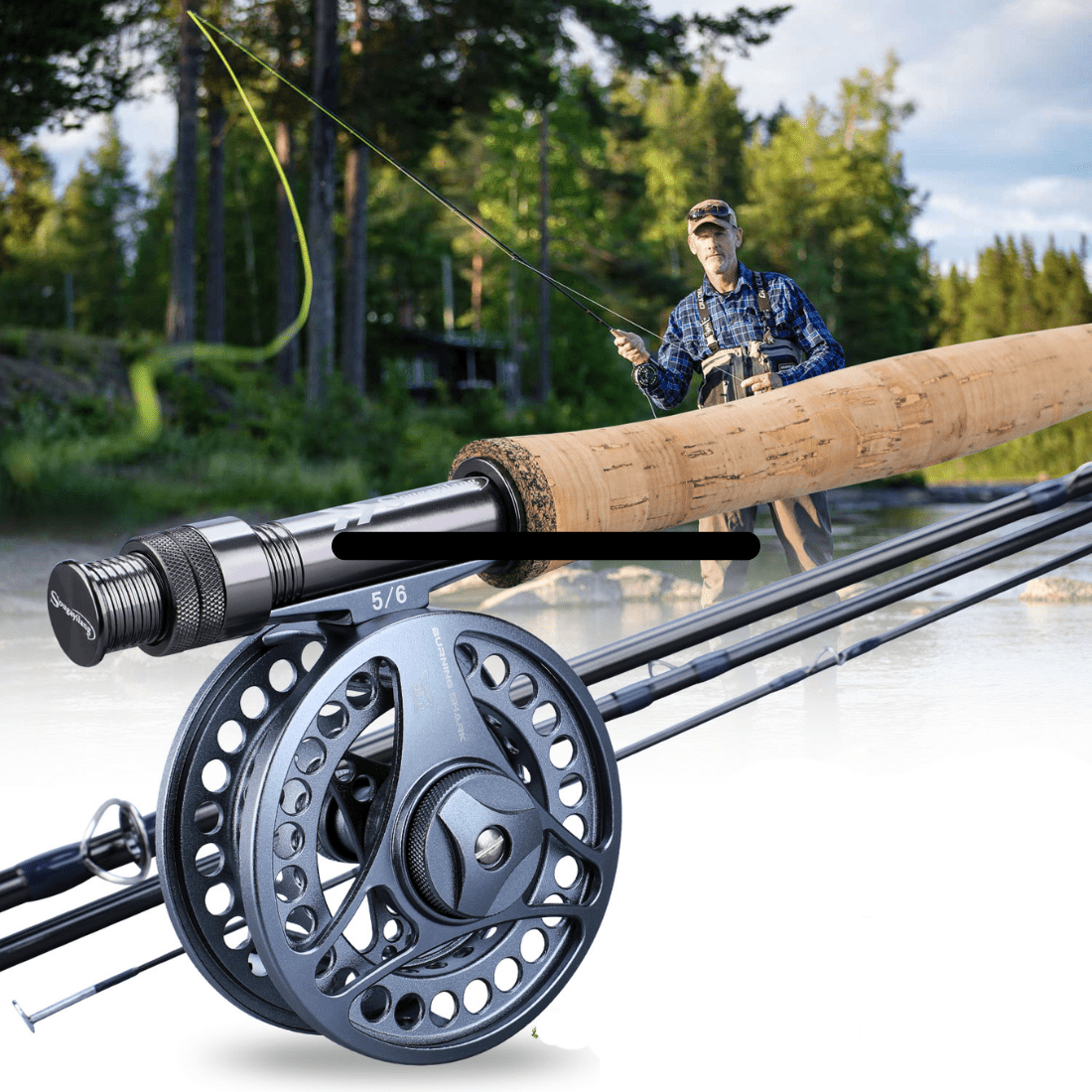 Ultralight Fly Rods and Fishing Reel Set