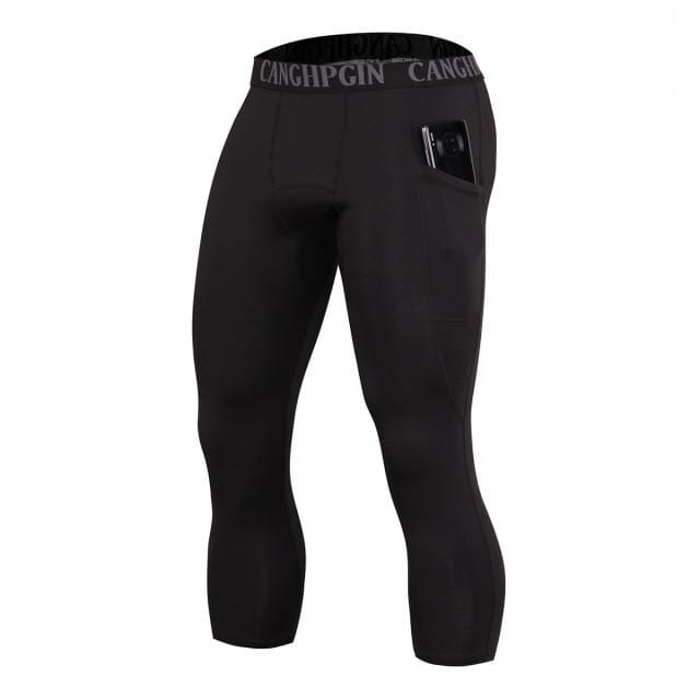 Men's Leg Compression Capri Legging
