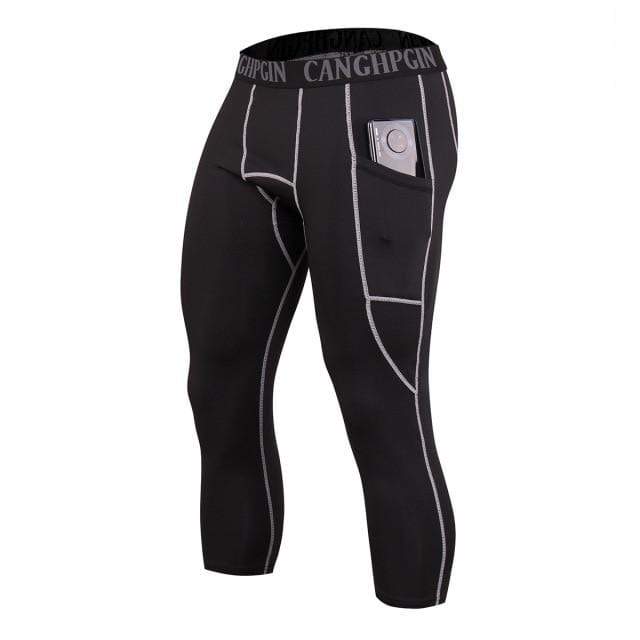Men's Leg Compression Capri Legging