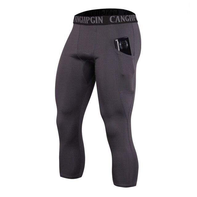 Men's Leg Compression Capri Legging