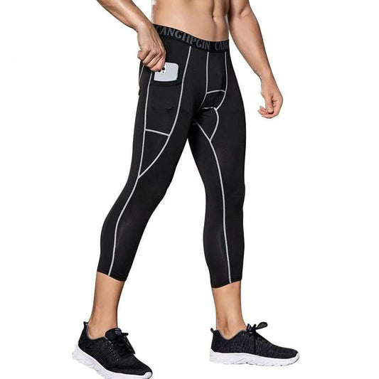 Men's Leg Compression Capri Legging
