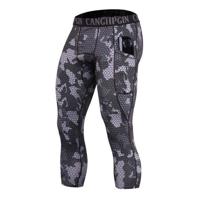 Men's Leg Compression Capri Legging