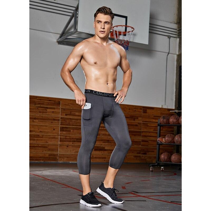 Men's Leg Compression Capri Legging
