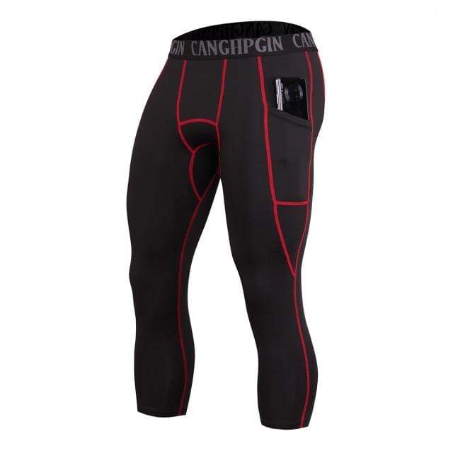 Men's Leg Compression Capri Legging