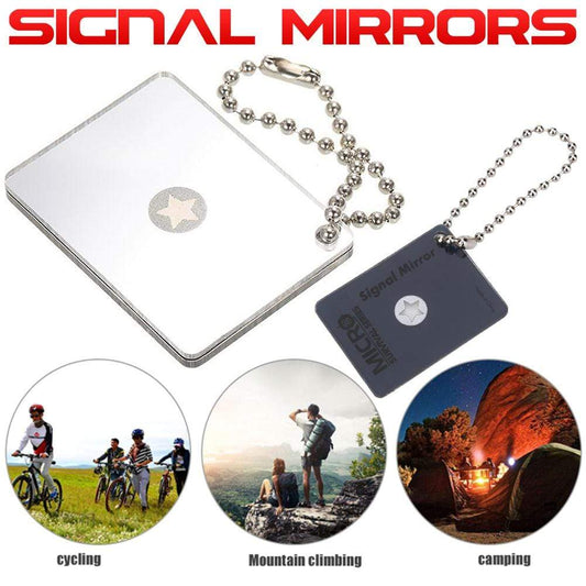 Signal Mirror Survival Reflector