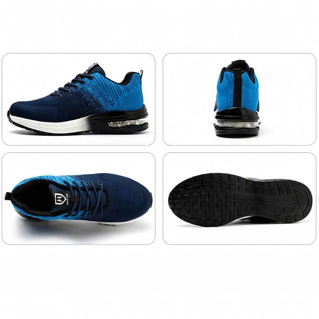 Avichic™ Breathable Steel Toe Cap Trainers – Lightweight Anti-Puncture Safety Shoes for Work, Construction & Industrial Use