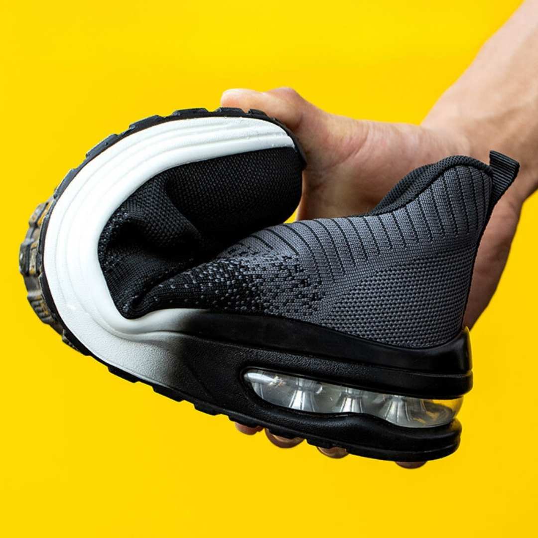 Avichic™ Breathable Steel Toe Cap Trainers – Lightweight Anti-Puncture Safety Shoes for Work, Construction & Industrial Use