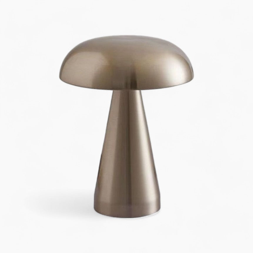 Rechargeable Mushroom Cordless Table Lamp with 3-Color Touch Sensor