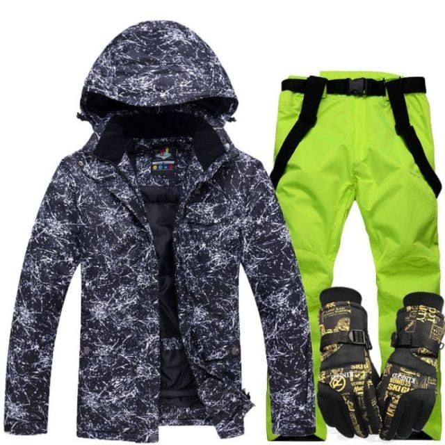 New Thicken Warm Ski Suit