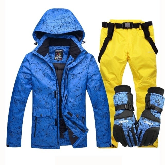 New Thicken Warm Ski Suit