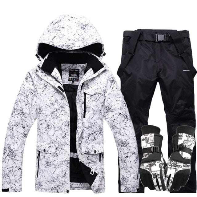 New Thicken Warm Ski Suit
