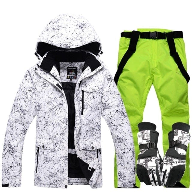 New Thicken Warm Ski Suit