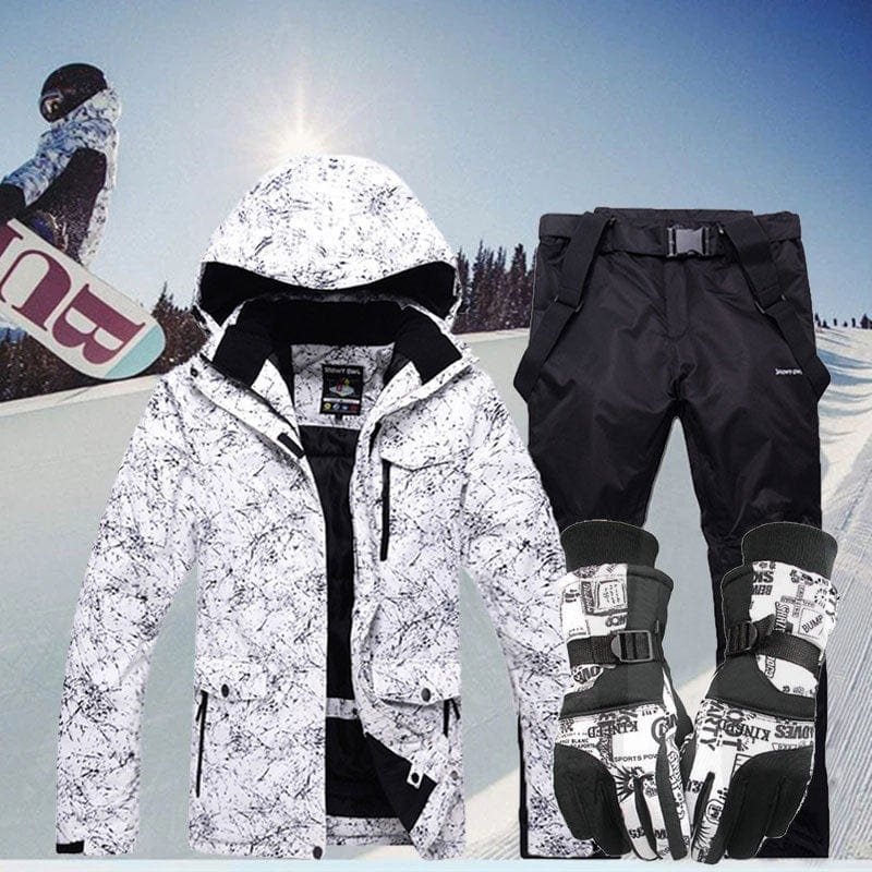 New Thicken Warm Ski Suit