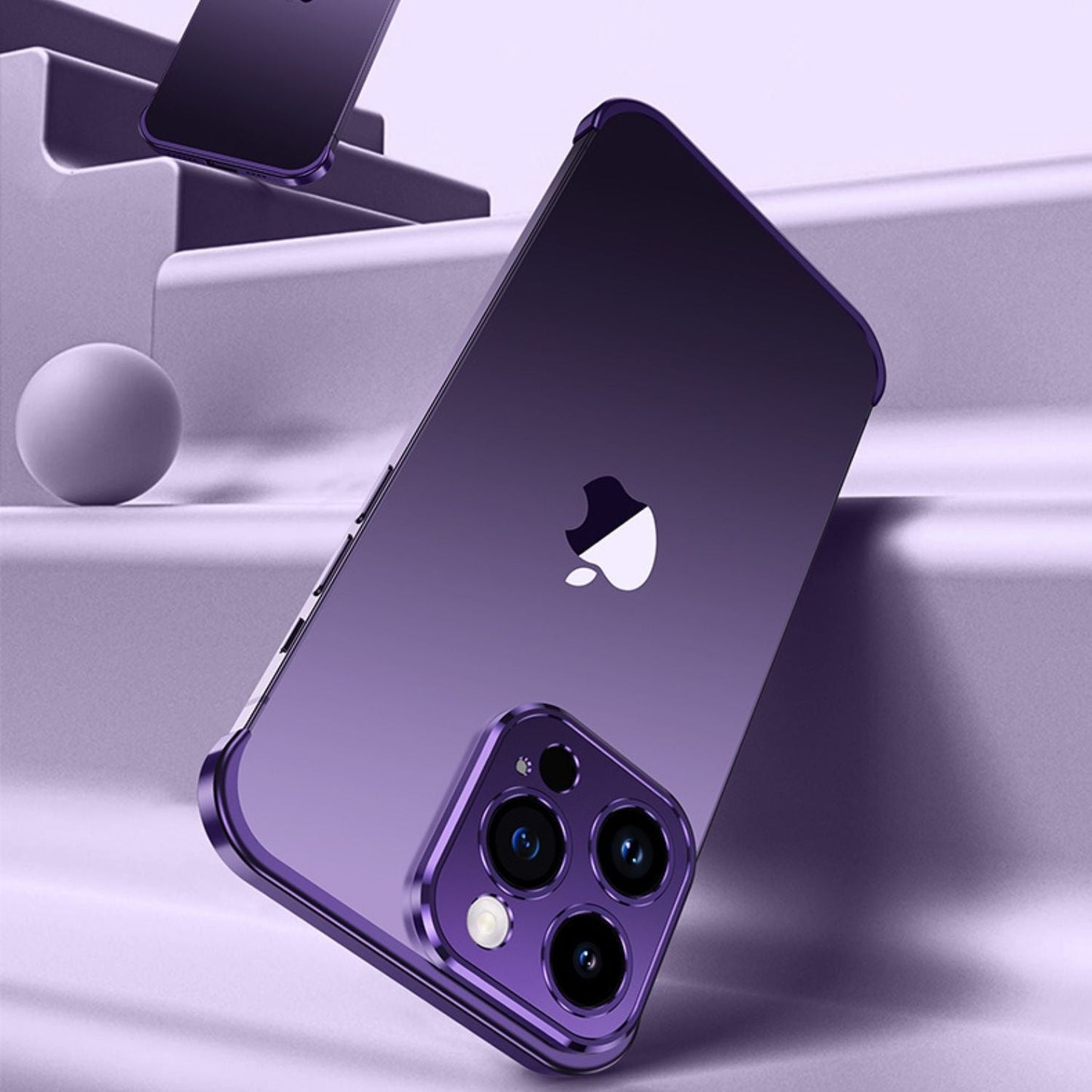 Phone Case Minimalist Slim Protective Metal Cover