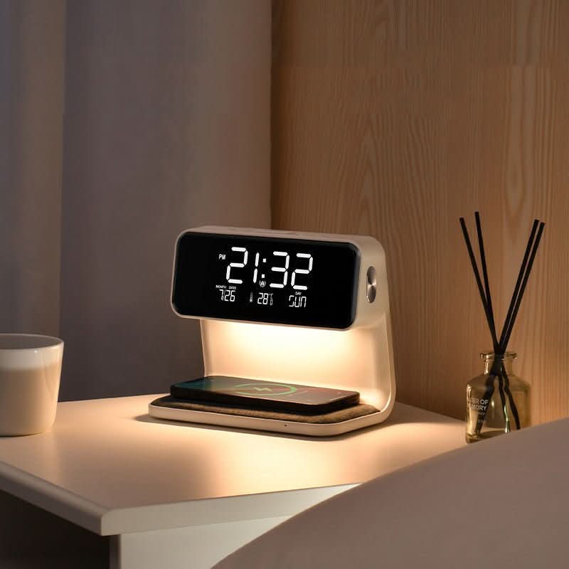 SleekStation – Clutter-Free Nightstand Solution with Touch Lamp